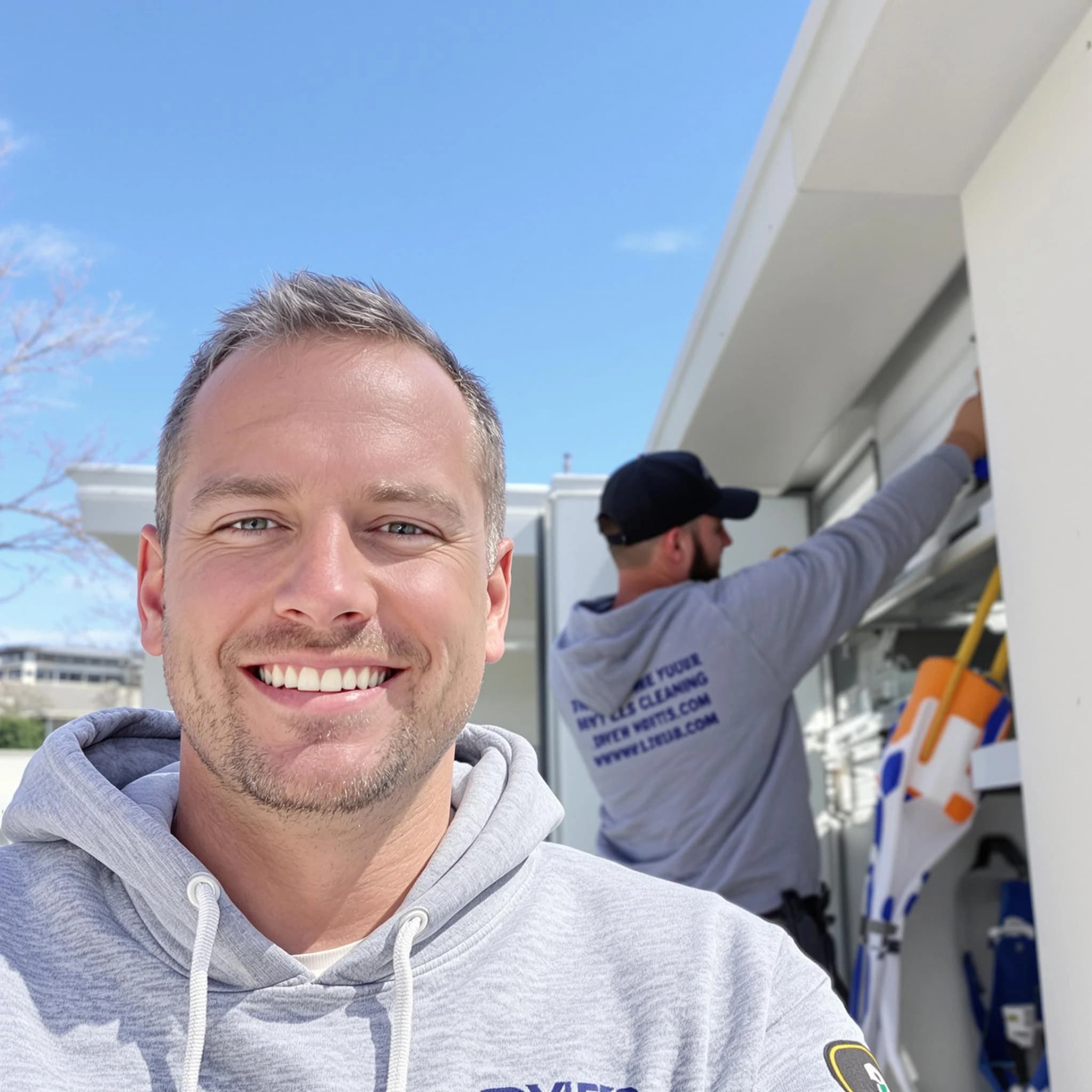The Peoria Dryer Vent Cleaning team.