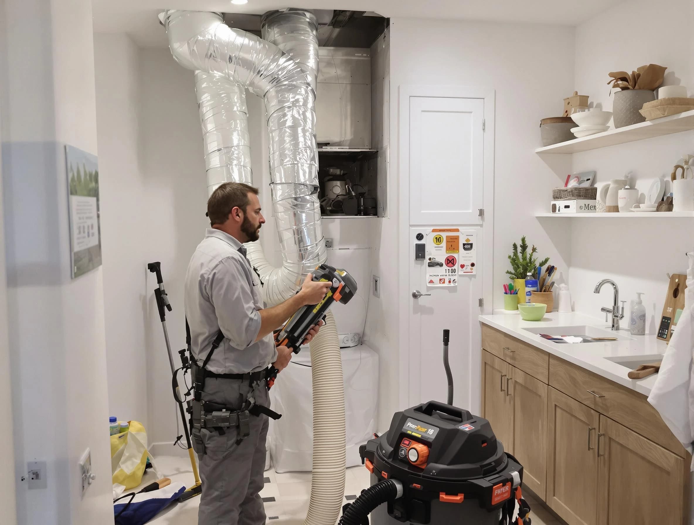 Clogged Dryer Vent Cleaning in Peoria