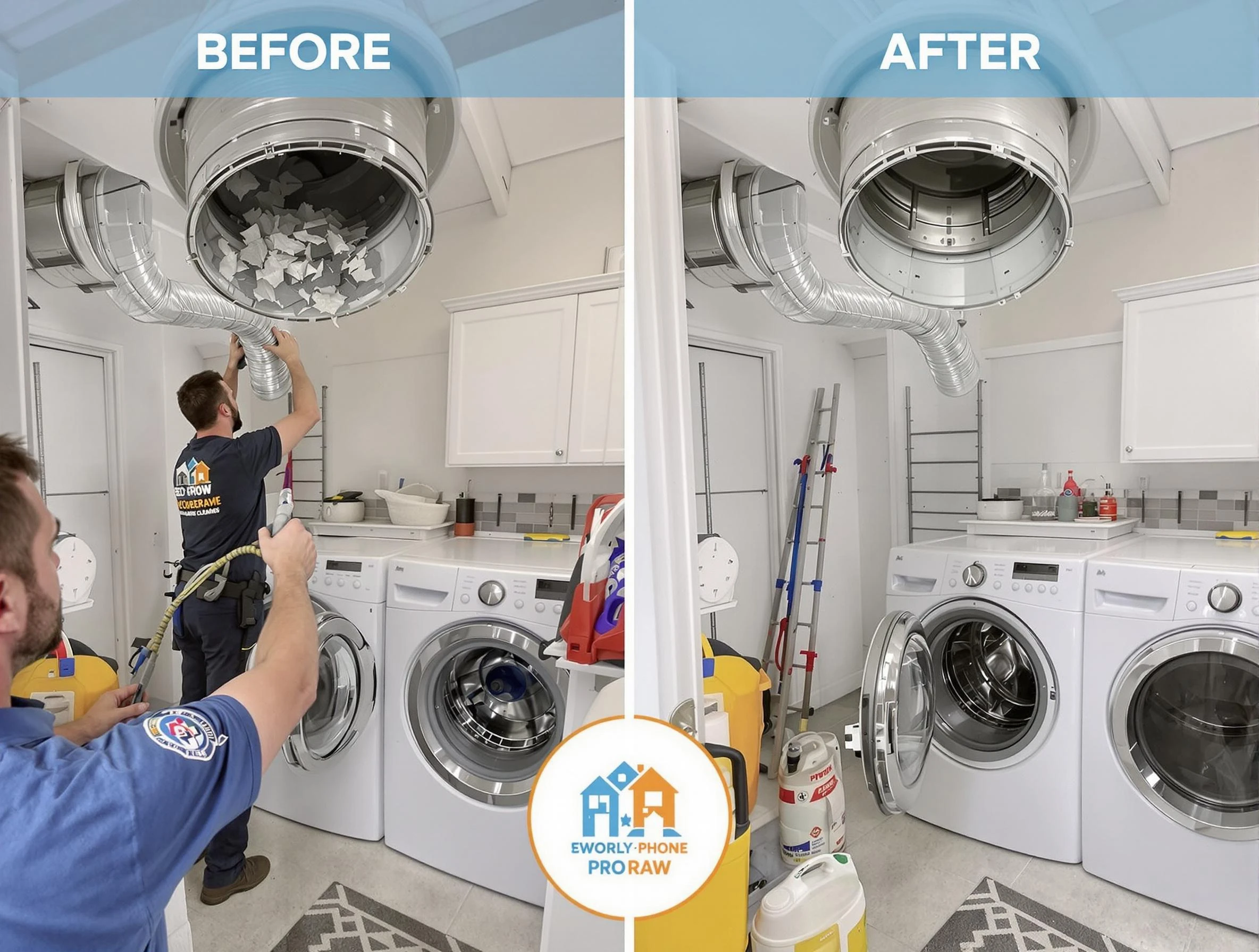 Residential dryer vent cleaning by Peoria Dryer Vent Cleaning in Peoria